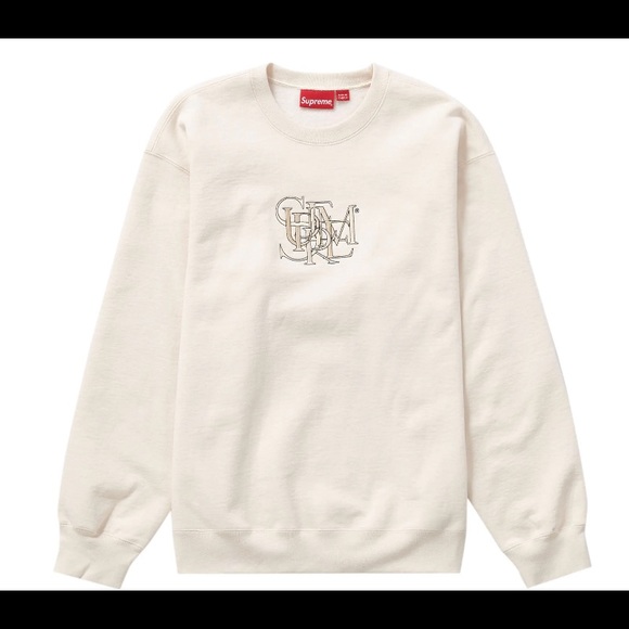 Supreme Overlap Crewneck Natural Lサイズ supreme overlap layered